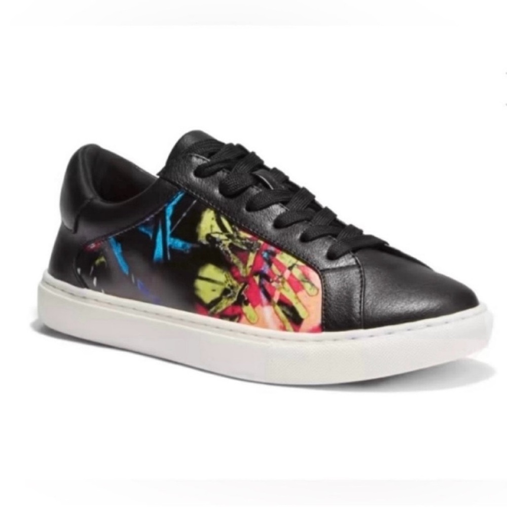 ❤️💙 NEW YORK & COMPANY Ana Lace-Up Multi-color Sneaker - Size 7.5